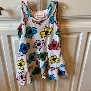 Hanna Andersson size 3/90cm rank dress with flowers